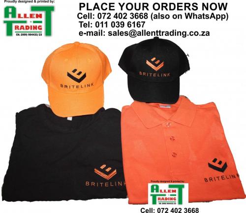 Britelink Golfer and Caps