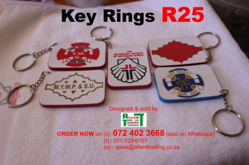 Methodist Key Rings