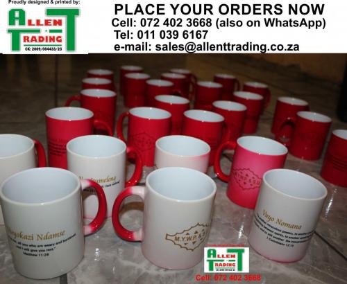 YWM Personalised Colour Changing Mugs